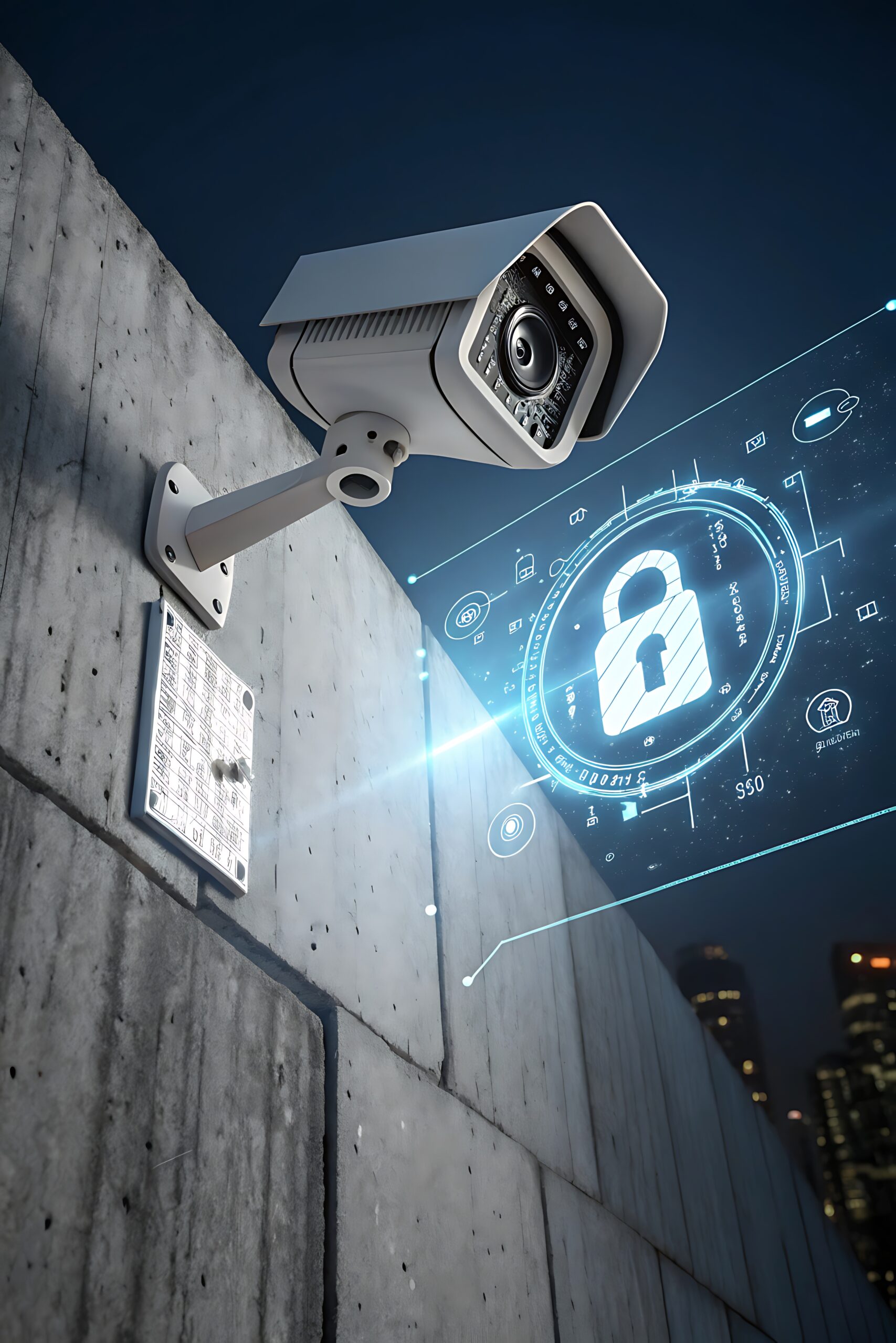 Under cctv protection